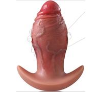 26 × 10,8 cm Gode XXL, Plug Anal Énorme, Épais et Noueux, Dilatateur Anal | Dilatateur Géant en Silicone avec Base D'ancrage pour Entraînement Anal Extrême et Stimulation du Point G