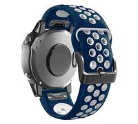 26 22 mm Sangle de la bande de montre pour 7 7x 6 6x Pro 5x 5 3 3hr S60 MK1 Regardez la sangle de bracelet Easyfit Silicone Easyfit