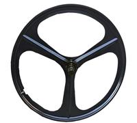 26/27,5/29'' Alliage De Magnésium VTT Paire De Roues 3 Rayons Roues Avant Et Arrière 100/135 Mm Moyeux À Frein À Disque pour Roue Libre Rotative 6-9 Vitesses(Black,29'' Rear)