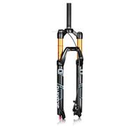 26 27.5 29 Fourche À Suspension VTT Course 120mm libération Rapide 9*100mm | Fourches à Air à Tube droit/conique rebond réglable frein à disque fourche avant vélo de montagne HL/RL