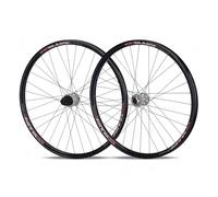 26" 27.5" 29" Paire De Roues pour VTT Frein À Disque Axe Traversant Boost Roues Avant Et Arrière 110 X 15/148 X 12mm Jantes Alliage D'aluminium pour Cassette 7-12 Vitesses(Silver,29'')