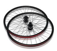 26''/27.5"/29" Paire De Roues pour VTT Roue Avant Et Arrière Frein À Disque Jantes en Alliage D'aluminium 148MM Boost Moyeu À Axe Traversant pour Cassette 8-13 Vitesses(26inch)