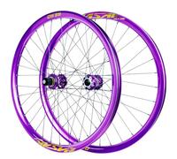 26/27,5/29'' Paire De Roues VTT Jante en Alliage D'aluminium Avant À Blocage Rapide 9x100mm Vis De Blocage Arrière 10x135mm Frein À Disque Moyeux 32H Compatible 8-12 Vitesses(26in)