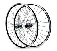 26/27,5/29 Pouces Paire De Roues pour VTT Jante en Alliage D'aluminium Frein À Disque/V-Brake Blocage Rapide Roues Avant Et Arrière pour Cassette 8-12 Vitesses(Colorful,27.5in)
