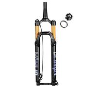 26/27,5/29" Vélo De Montagne Fourche Air Suspension VTT 120 Mm Course Tube Conique 28,6 Mm Frein À Disque Fourches Avant 15 X 100 Mm Axe Traversant Manuel/À Distance Réglage Du Rebond(Remote,26")