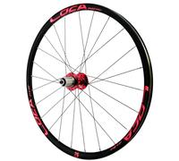 26/27,5/29IN Démontage Rapide 100mm Roue Avant Roue Arrière 135mm pour VTT Frein À Disque Moyeux 24H Compatible Cassettes 8/9/10/11/12 Vitesses(Red,29''Rear)