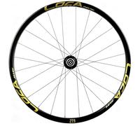 26/27,5/29IN Démontage Rapide 100mm Roue Avant Roue Arrière 135mm pour VTT Frein À Disque Moyeux 24H Compatible Cassettes 8/9/10/11/12 Vitesses(Black-Gold,29''Rear)