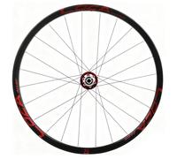 26/27,5/29IN Démontage Rapide 100mm Roue Avant Roue Arrière 135mm pour VTT Frein À Disque Moyeux 24H Compatible Cassettes 8/9/10/11/12 Vitesses(Red,26''Front)