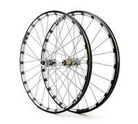 26/27,5/29in Jeu De Roues pour VTT Axe Traversant Avant 15 X 100mm Arrière 12 X 142mm Frein À Disque Moyeux 24H pour Cassette 7-12 Vitesses(Titanium,27.5in)