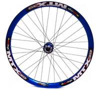 26 27,5'' Axe Traversant Roues De Vélo De Dirt Jump Boost Roue Avant Et Arrière VTT Jantes en Alliage D'aluminium Frein À Disque Moyeux 32H pour 7-12 Vitesses(Front 20x110mm,26'')