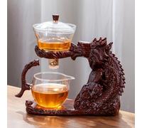 26,5 cm de thé en Verre Ensemble de thé de thé à thé de thé à théâtre magnétique du thé au Kungfu résistant à la Chaleur à la Chaleur
