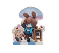 26 cm Arknights Docteur Amiya Figurine PVC Statue Anime Figures Action Figurine Modèle Collection Poupée Décoration Cadeau Jouet (Couleur : noir)