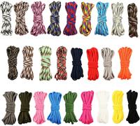 26 Colors Paracord Bracelet Rope 3m 4mm 550 Parachute Rope 7 Strands Manual Braiding For Outdoor Survival Rope Lanyards Key Chain Dog Collar Carabiner