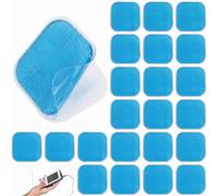 26 Électrodes de Rechange Gel, Electrodes Pour Electrostimulateur, 40x40mm | 26 Électrodes de rechange 40x40mm compatibles avec Beurer EM 59 Heat. Hydrogel haute conductivité pour détente musculaire.