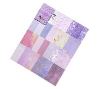 26 feuilles de papier décoratif esthétique texturé pour scrapbooking avec 5 boutons pour scrapbooking, journal, cadres photo, album texturé