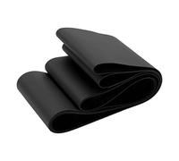26 Inch x 2.6 Inch Bicycle PVC Rim Protection Strip Tire Liner Anti-Puncture Tape Black (Black)