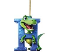 26 Lettres Animaux Arbre de Noël Ornement Enfants Nouvel An Cadeaux Voiture Rétroviseur Décors Cartoon Acrylique Pendentif Figures Animal Pendentif Charm