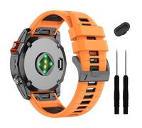 26 mm FENIX 7X 6X PRO 5X Plus Band de montre QuickFit, sangle en silicone souple , pour Garmin Enduro 2 / Descente MK2I / MK3I 51mm / TACTIX 7PRO / EPIX PRO 51MM