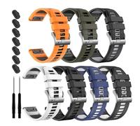 26 mm FENIX 7X 6X PRO 5X Plus Band de montre QuickFit, sangle en silicone souple , pour Garmin Enduro 2 / Descente MK2I / MK3I 51mm / TACTIX 7PRO / EPIX PRO 51MM