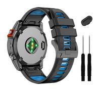26 mm FENIX 7X 6X PRO 5X Plus Band de montre QuickFit, sangle en silicone souple , pour Garmin Enduro 2 / Descente MK2I / MK3I 51mm / TACTIX 7PRO / EPIX PRO 51MM