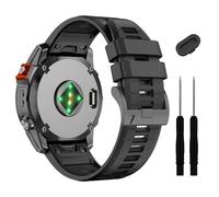 26 mm FENIX 7X 6X PRO 5X Plus Band de montre QuickFit, sangle en silicone souple , pour Garmin Enduro 2 / Descente MK2I / MK3I 51mm / TACTIX 7PRO / EPIX PRO 51MM
