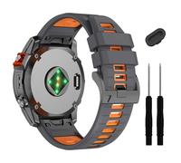 26 mm FENIX 7X 6X PRO 5X Plus Band de montre QuickFit, sangle en silicone souple , pour Garmin Enduro 2 / Descente MK2I / MK3I 51mm / TACTIX 7PRO / EPIX PRO 51MM