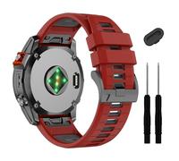 26 mm FENIX 7X 6X PRO 5X Plus Band de montre QuickFit, sangle en silicone souple , pour Garmin Enduro 2 / Descente MK2I / MK3I 51mm / TACTIX 7PRO / EPIX PRO 51MM