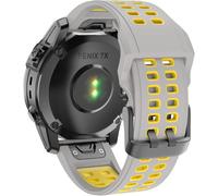 26 mm Replacement Bands for Fenix 7X/Fenix 5X/Fenix 5X Plus/Fenix 3/Fenix 3 HR/Fenix 6X/Fenix 6X Pro, 26 mm Silicone Sports Bracelet for Men/Women