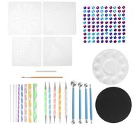 26 Pcs Mandala Dotting Tools Set Kit Peinture Roches Pierre Art Stylo Polka Dot Modèle Cosmétique