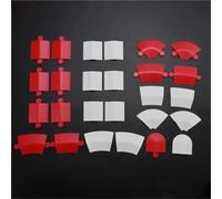 26 Pièces 1/76 Barrière Sécurité Pour Circuit Course À Monter Soi-même Détachées Voiture Télécommandée Drift Accessoires Voiture Rc