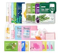 26 Pièces Coffret Soin Visage Ado Coffret Beauté Ado Fille Inclut Masquesvisage Masquesl'argile Sérums Masquesyeux Masqueslèvres Etc Hydratant Convient À Tous Types De Peau Avec 1 Sacrangement