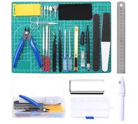 26 Pièces Outils De Modélisme,Craft Set,Hobby Kit De Construction pour Modèle Outils Kit Maquette Construction Modèle De Base Réparation Et Fixation Hobby Building Craft Set