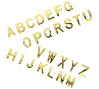 26 Pièces Panneau Lettre Adhésif Alphabet 5cm en Abs et Résine