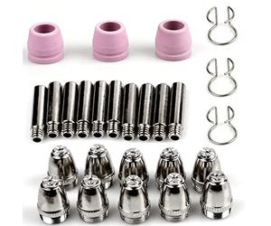 26 Pièces WSD-60P P60 Consommables Plasma Decoupeur Plasma Parkside, SWAWIS Consommables de Découpeuse Plasma Accessoire Decoupeur Plasma Electrode Tip Buse