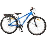 26 Pouces Cross Garçons Vélo Bleu 9-12 Ans Vélo 3 Vitesses Avec Porte-Bagages