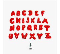 26 prises escalade enfant - alphabet