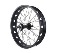 26" Roue Arrière De Vélo Fat Tire 20 Pouces Jantes De Vélo De Neige/Plage 24×4.0" Jeu De Roues De Vélo Électrique en Aluminium, Frein À Disque, Bolt on, Roue Libre Filetée(26")