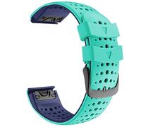 26 STACTES DE LA MONTRE DE 22 mm pour Fenix 6 6x Pro 5 5x 3 3HR 935 945 Watch Silicone Correa Smart Watch Release Slectand (Couleur: Black Grey, Taille: 26 mm Fenix 3 3HR)