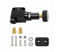 260 8419 Bouton de valve de dosage réglable - Ajustement précis de l'équilibre du freinage avant vers arrière, personnalisation de la polarisation du frein pour une sécurité (Noire)