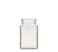 260 ml en verre carré, ouverture : Twist-Off (TO 58)