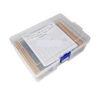 2600pcs 130values*20PCS 1/6W 1% Metal Film Resistors Assorted Pack Kit Set Lot Assortment Fixed Capacitors 1/6W Resistors 1K 10K NWPNLXEA