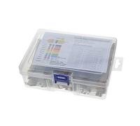 2600Pcs/Lot 1/8W 5% 1R~10Mohm 130ValuesX20Pcs Carbon Film Resistor Kit Pack Samples Assorted Kit NWPNLXEA