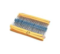2600pcs/lot 130 Values 1/4W 0.25W 1% Metal Film Resistors Assorted Pack Kit Set Lot Resistors Assortment Kits Fixed resistor NWPNLXEA(2600PCS without Box)