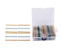 2600pcs Set 130 valeurs 1 / 4W 1% Film métallique Matériaux durables petites fournitures électriques pour les projets et expériences de bricolage
