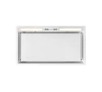 Novy Hotte décorative Crystal 26050 L51 – verre blanc 60 cm – évacuation 700 m3/h 61 dB