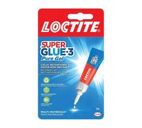Loctite Colle cyanoacrylate SUPERGLUE-3 Pure Gel – Tube 3 g – Blister 12 uc