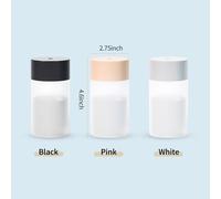 260mL Mist Humidifier Diffuser Portable Colorful Night Light Quiet Cool Humidifier Desktop USB Powered Waterless Auto-Off Humidifier for Home Travel Car Office Bedroom