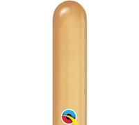 260Q Lot de 100 ballons de modelage en latex Doré chromé Qualatex