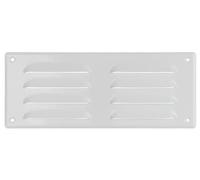 260x105mm Blanc Métal Grille de Ventilation - Grille D'aération avec Moustiquaire