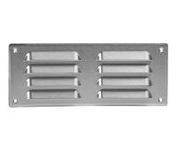 260x105mm Grille de Ventilation avec Moustiquaire - Grilles d'aération en Métal - Acier Inoxydable